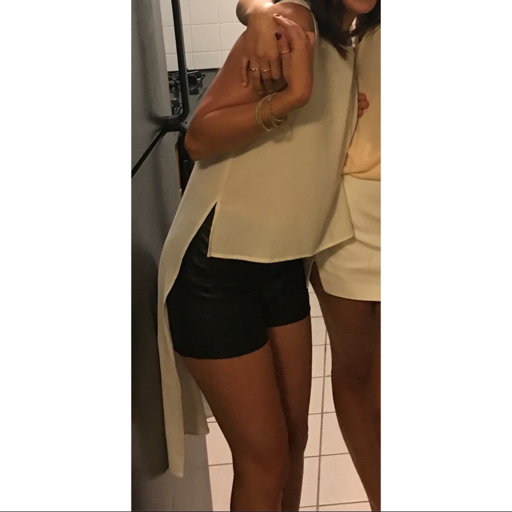 Lush White Women’s Crop Top with Long Back